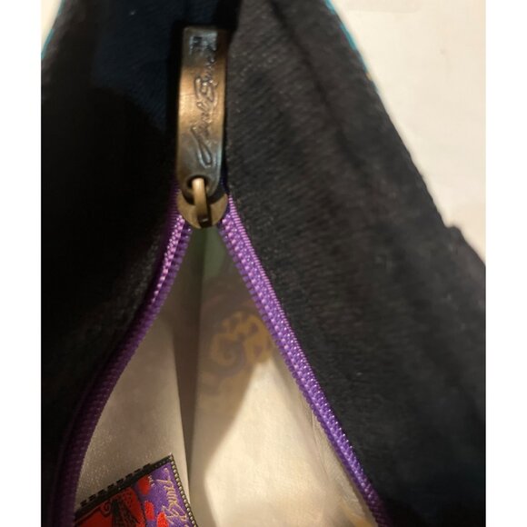 Laurel Burch Dog & Puppies Design Sm. Tote Bag w/ Vibrant Colors & Black Handles - Picture 6 of 6